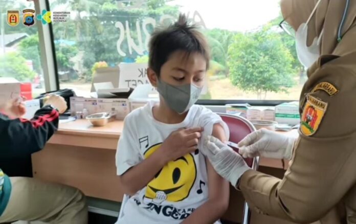 Pemko Banjarbaru Laksanakan Vaksinanasi Anak 6-11 Tahun