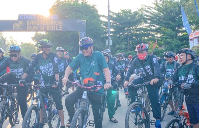 Wali Kota Ikuti Banjarbaru Run n Ride 2022