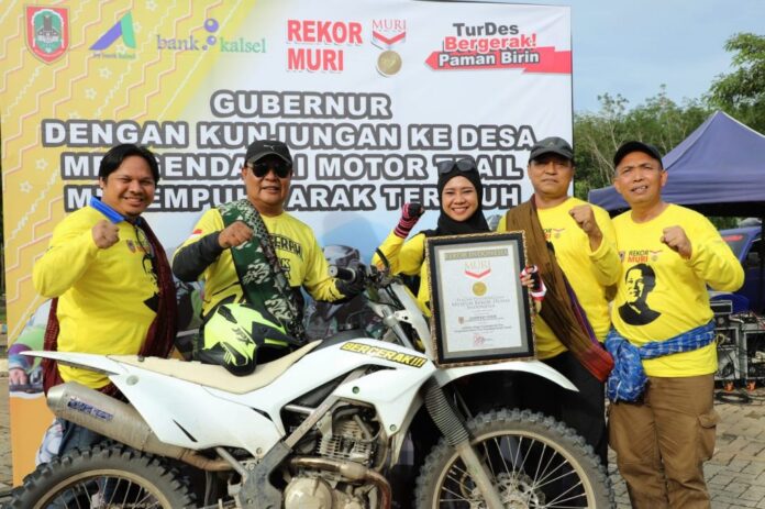 Gubernur Kalsel Pecahkan Rekor MURI, Tempuh Jarak Terjauh