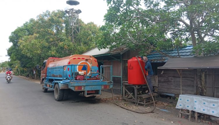 suplai air bersih ke Desa Lok Tamu suplai air bersih