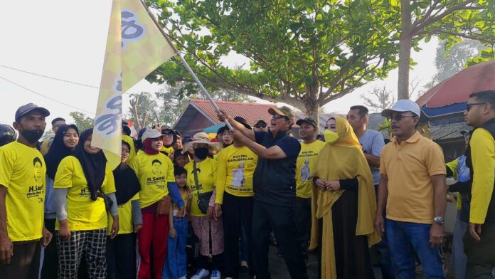 Ribuan Warga Gambut dan Beruntung Baru Ikuti Jalan Santai