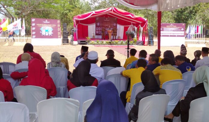Pelaksanaan kirab Pemilu 2024 hasil pleno