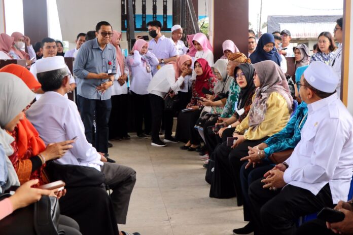Setwapres Monitoring Stunting di Desa Murung Kenanga Setwapres Monitoring Stunting di Desa Murung Kenanga , Martapura, Kabupaten Banjar.