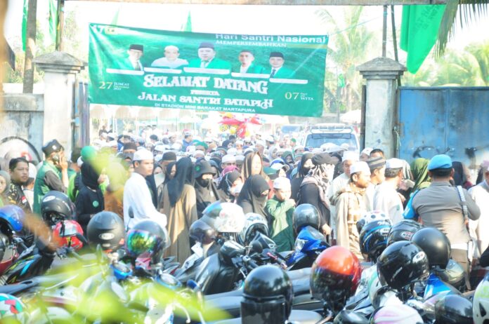 PPP Kabupaten Banjar gelar jalan santri betapih PPP Kabupaten Banjar peringati HSN