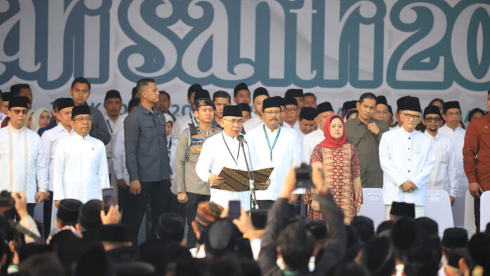 resolusi jihad hari santri resolusi jihad kembali dibacakan