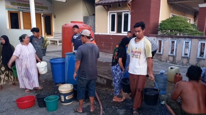 suplai air bersih di kecamatan astambul air bersih