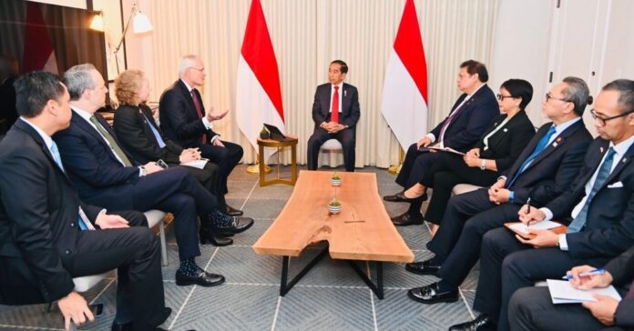 Terima Chairman Exxon Mobil Presiden Jokowi Apresiasi Kerja Sama Pembangunan Kilang Petrokimia Hijau Exxon Mobil