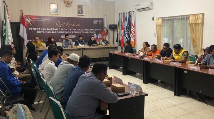 kpu banjarbaru umumkan dct