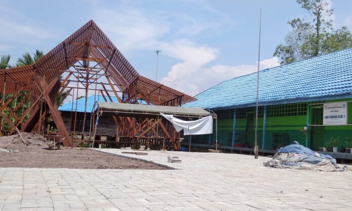perpustakaan sungai alat pembangunan perpustakaan desa
