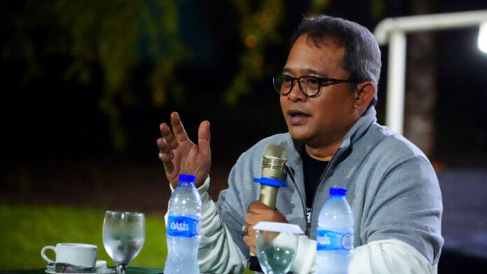 Staf Khusus Menag bidang Media dan Komunikasi Publik Wibowo Prasetyo Staf Khusus Menag bidang Media dan Komunikasi Publik Wibowo Prasetyo jelaskan soal bpih 2024