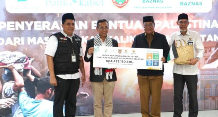 bantuan untuk palestina dari masyarakat banua