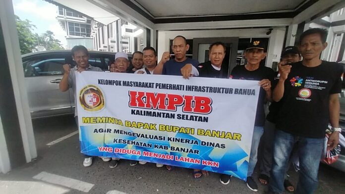 LSM KMPIB Kalsel laporkan dinkes banjar LSM KMPIB Kalsel