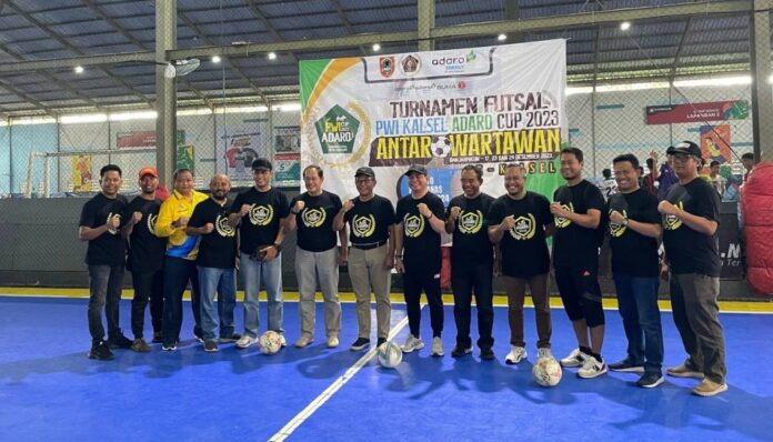 PWI Kalsel dan Adaro gelar futsal antar wartawan futsal antar wartawan