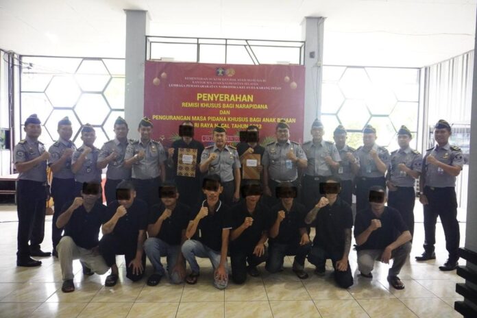 Lapas Narkotika Karang Intan berikan remisi khusus natal
