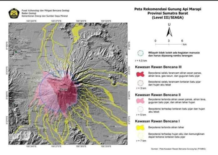 Naik Status, Gunung Marapi Status Siaga