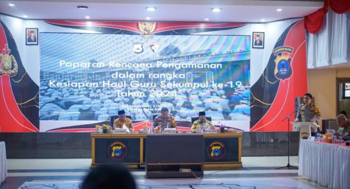 rakoor lintas sektoral persiapan haul guru sekumpul