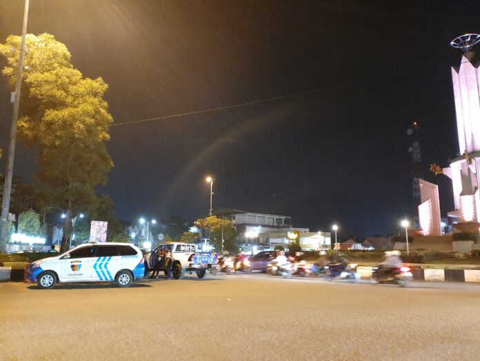 Pergantian Tahun di Kota Banjarbaru Terpantau Ramai Lancar