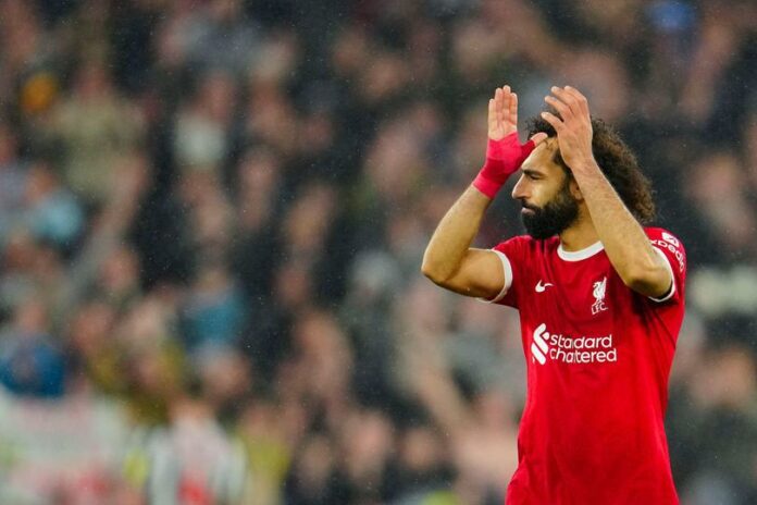 Mohammed Salah di laga Liverpool vs Newcastle Liverpool vs Newcastle