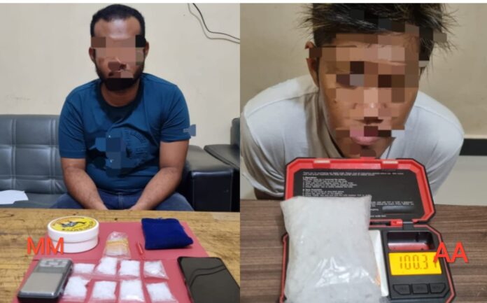 edarkan sabu 2 orang diringkus polres banjar
