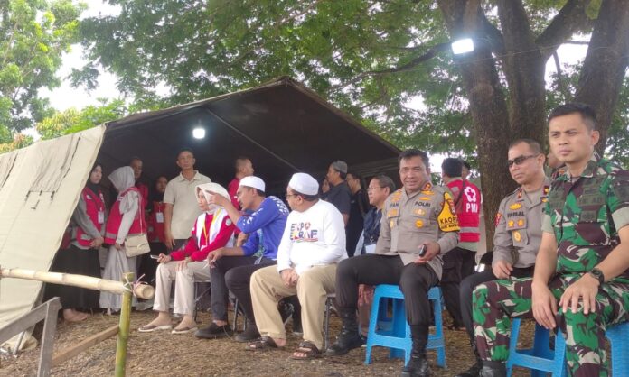 bupati dan forkopimda banjar tinjau beberapa posko