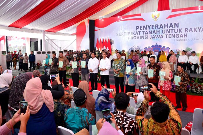 Sertifikat Tanah untuk Rakyat Ditarget Tahun Depan Selesai