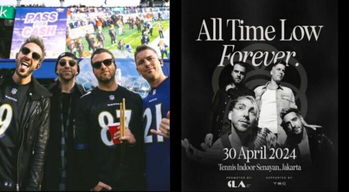 Band All Time Low Kembali Gelar Konser Di Jakarta