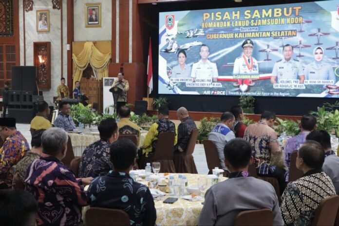 Paman Birin Hadiri Ramah Tamah Danlanud Sjamsudin Noor 