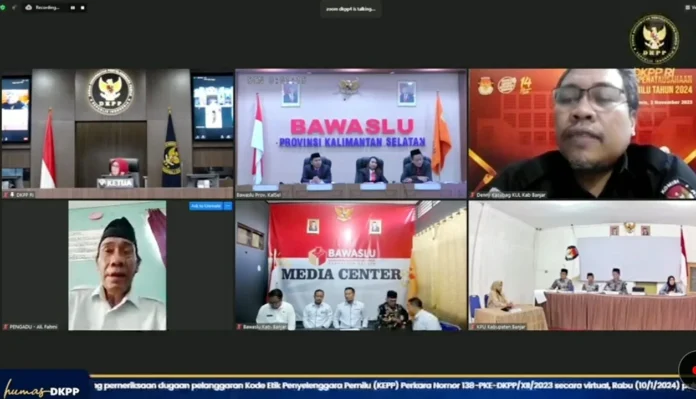 ali fahmi ikuti sidang etik DKPP RI