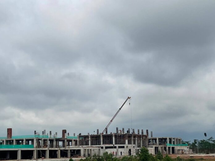 Progres Pembangunan Masjid Raya Syekh Muhammad Arsyad Al-Banjari Tersisa 30 Persen