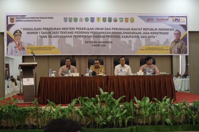 PUPR Kalsel Sosialisasikan Peraturan Menteri PUPR RI Nomor 1 Tahun 2023