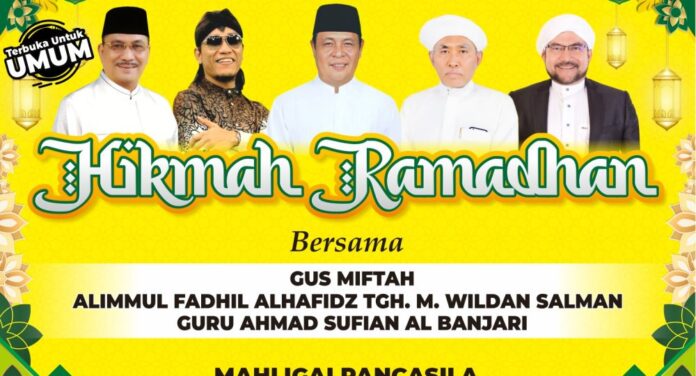 Gubernur Gelar Hikmah Ramadan Bersama Gus Miftah