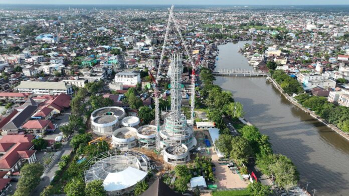 PUPR Kalsel Sebut Progres Tugu Nol Kilometer  Capai 70 Persen