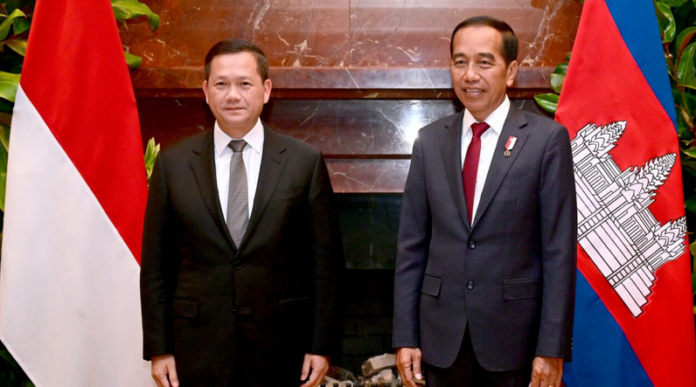 Presiden Jokowi Tingkatkan Kerja Sama dengan Kamboja Saat Bertemu PM Hun Manet kerjasama indonesia - kamboja