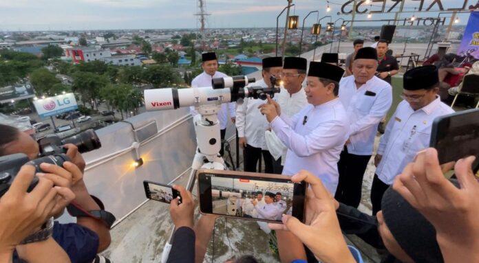 hilal awal ramadan pemantauan hilal di banjarmasin