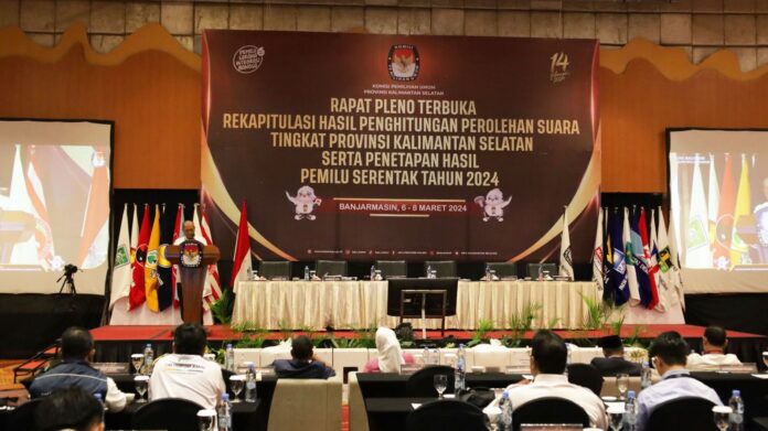 Pleno Terbuka Rekapitulasi Hasil Pemilu Tingkat Provinsi Digelar