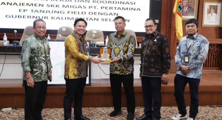 Pemprov Kalsel Sambut Baik Kedatangan SKK Migas PT Pertamina EP Tanjung Field
