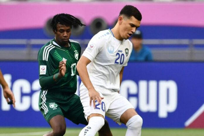 Uzbekistan saat menghadapi Arab Saudi Piala Asia U-23, Uzbekistan Tantang Indonesia di Semifinal