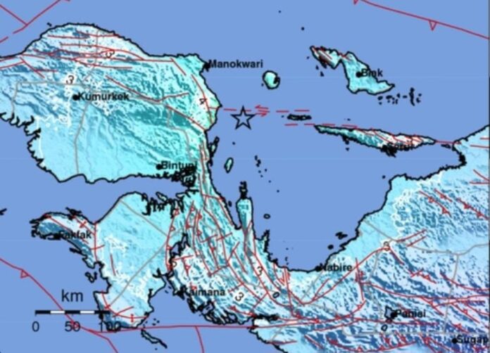 gempa manokwari ilustrasi Gempa Manokwari