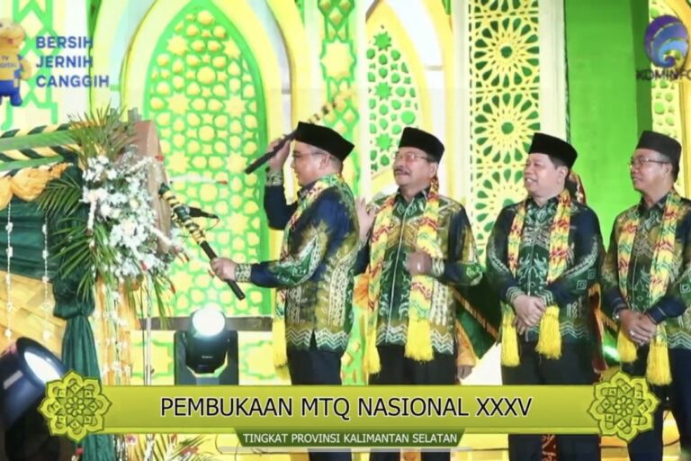 Disaksikan Ribuan Warga MTQN XXXV Tingkat Provinsi Kalsel Digelar