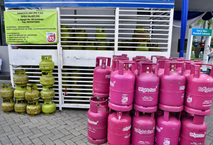 stok elpiji Stok Elpiji Aman Jelang Idulfitri 2024