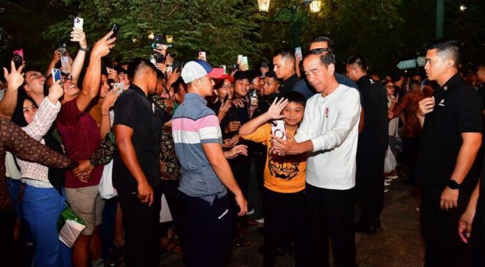 presiden jokowi di Malioboro
