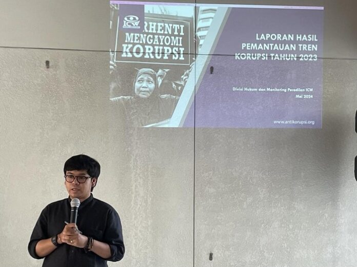 ICW Catat Ada Lonjakan Masif Kasus Korupsi di Tahun 2023