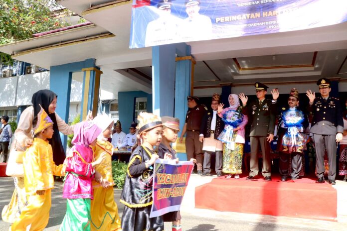 peringatan hardiknas 2024 di halaman kantor bupati banjar Hardiknas 2024 di Kabupaten Banjar