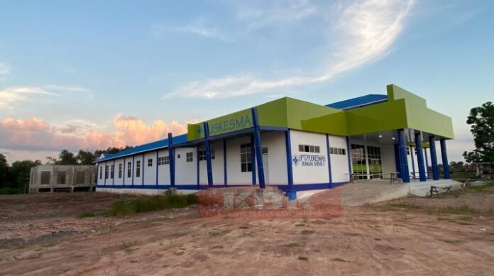 bangunan puskesmas sungai tabuk 1