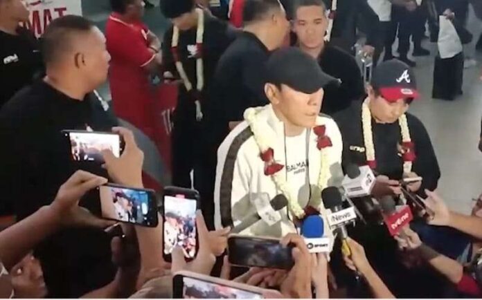 Suporter Sambut Meriah Kedatangan Timnas U23