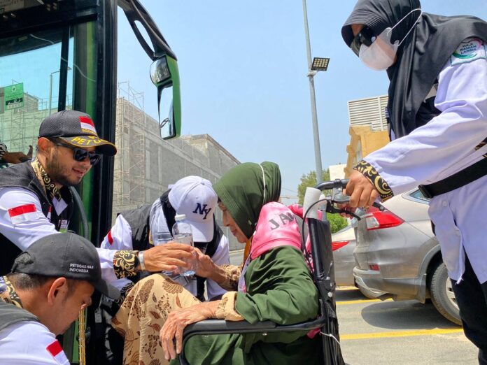 JHI lansia dipindahkan ke hotel transit untuk mengikuti safari wukuf hotel transit