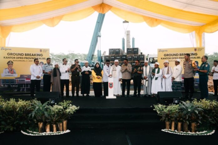 pembangunan rumdin gubernur kalsel di banjarbaru