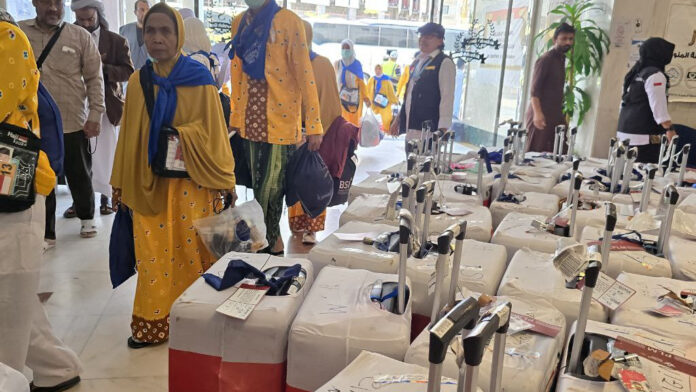 pemulangan jemaah haji gelombang 2 transit di hotel Madinah