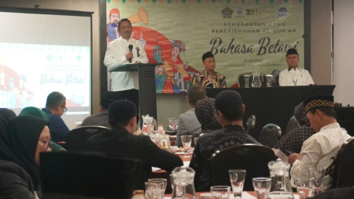 bahasa betawi Alqur;an bahasa betawi