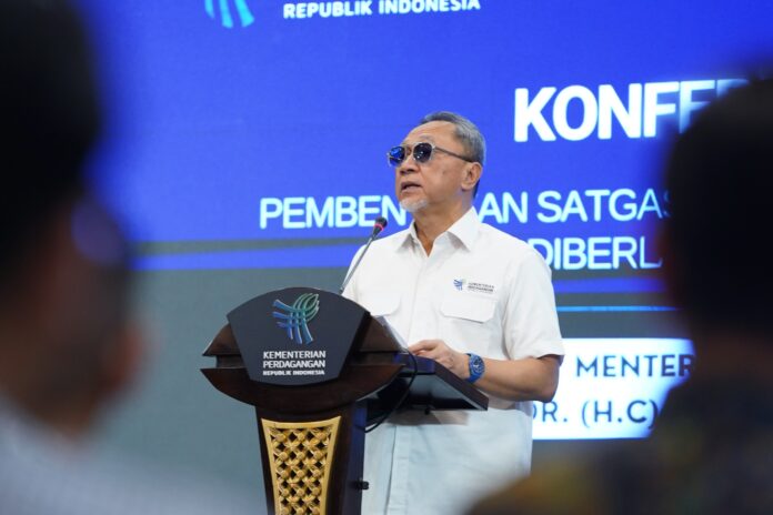 Mendag RI Zulkifli Hasan Satgas Pengawasan Barang Impor Ilegal